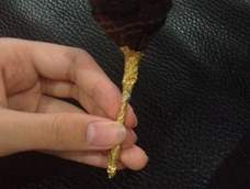 制作复古风费列罗金枝花朵