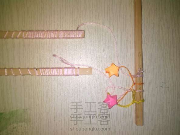 用废筷子制作简易风铃 DIY手工制作教程