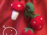 【萌萌羊毛毡】森女系胸针—诱人草莓 DIY手工制作教程