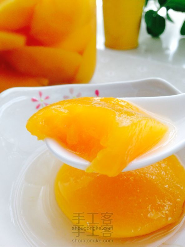 无添加的糖水黄桃  美食教程