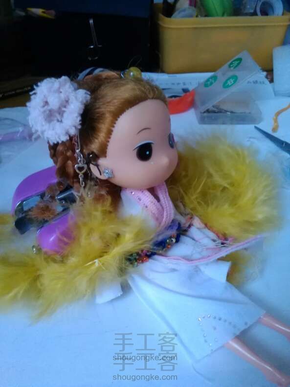 芭比娃娃diy手工制作衣服
