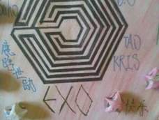 Exo  《中毒》logo 画法