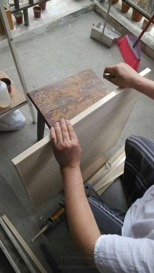 ［原创］父爱如山可升降折叠桌手工制作教程 第5步