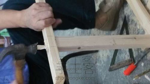 ［原创］父爱如山可升降折叠桌手工制作教程 第13步