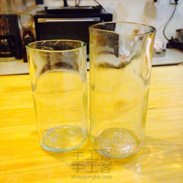漂亮的小玻璃水杯!废物利用DIY教程!