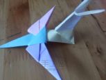 彩色飞机 折纸方法