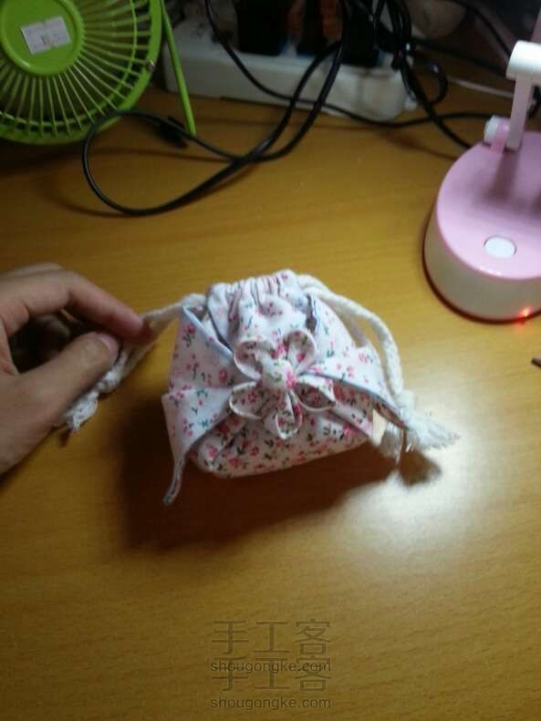 樱花束口袋布艺制作方法