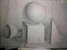 素描——正方体