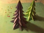 纸艺教程：超简单圣诞树