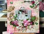 scrapbook手工DIY剪贴-花园里的春天 