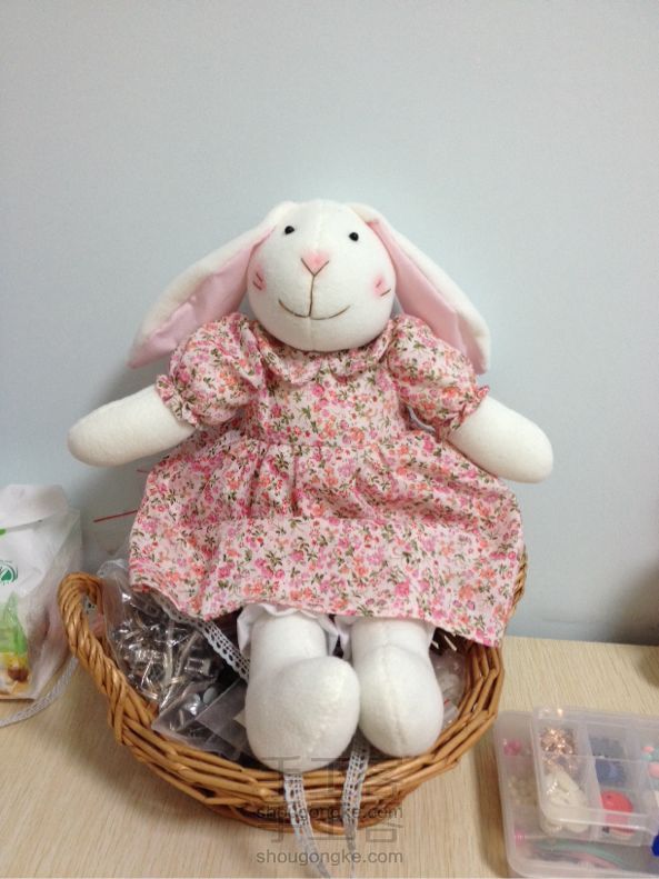 续：软萌兔子的花裙子，超详细，必学款连衣裙制作方法