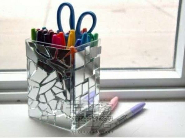 玻璃笔筒制作方法