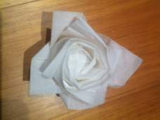 简单的纸巾玫瑰花