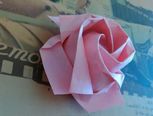 唯美折纸玫瑰教程