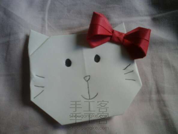 可爱的猫咪折纸教程