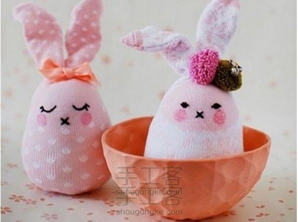 可爱的小兔子布艺教程