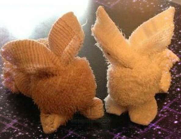 【Lavender】用小毛巾做一只萌萌的小兔子