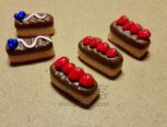 【时雨手作】陶泥制作教程🍓巧克力草莓蛋糕