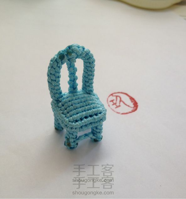 小凳子编织 恋上斜卷结—第八季 编织教程
