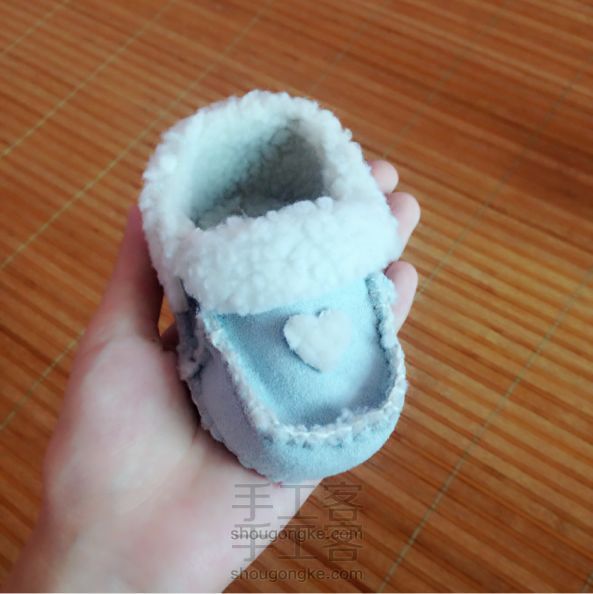 暖暖的宝宝小鞋DIY教程