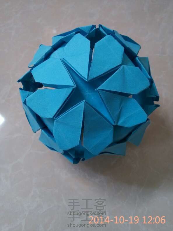 折纸之花球