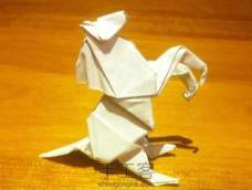 折纸“马”详细教程  复杂逼真