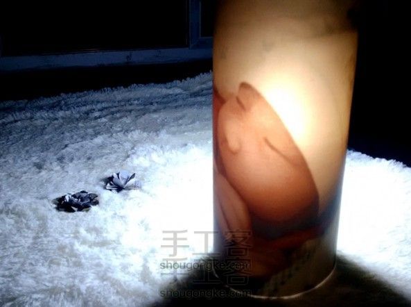 教你用1分钟时间做一款创意落地灯,不相信试试