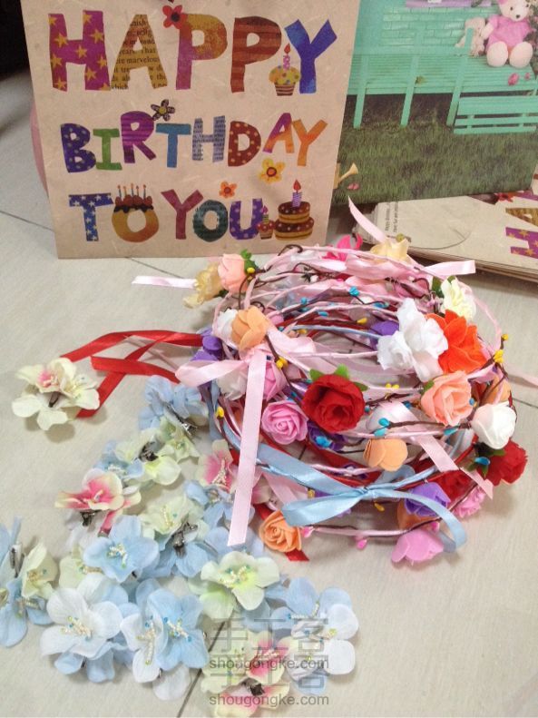 为了丫头生日趴,妈妈拼了系列二:花仙子头饰