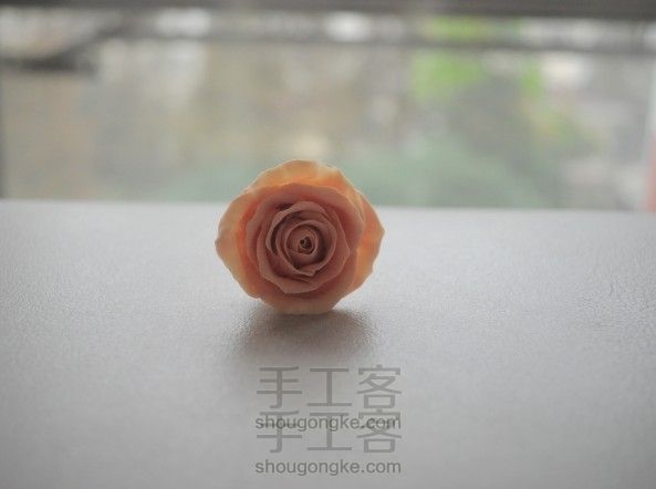 大力软陶教程2——玫瑰花的图片教程