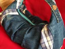 牛仔裤管改提包