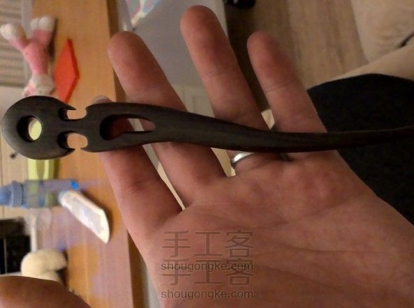 紫光檀发簪制作教程,人生第一根簪子