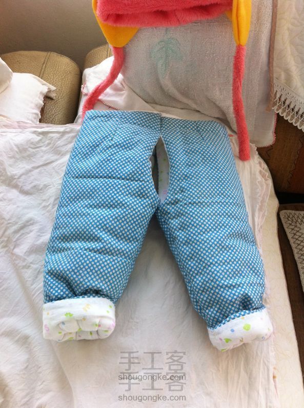 婴儿开裆棉裤教程