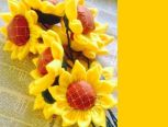 【材料包/成品】布艺花朵 向日葵的心事