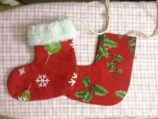 尝试做点小手工第四波——圣诞袜挂饰