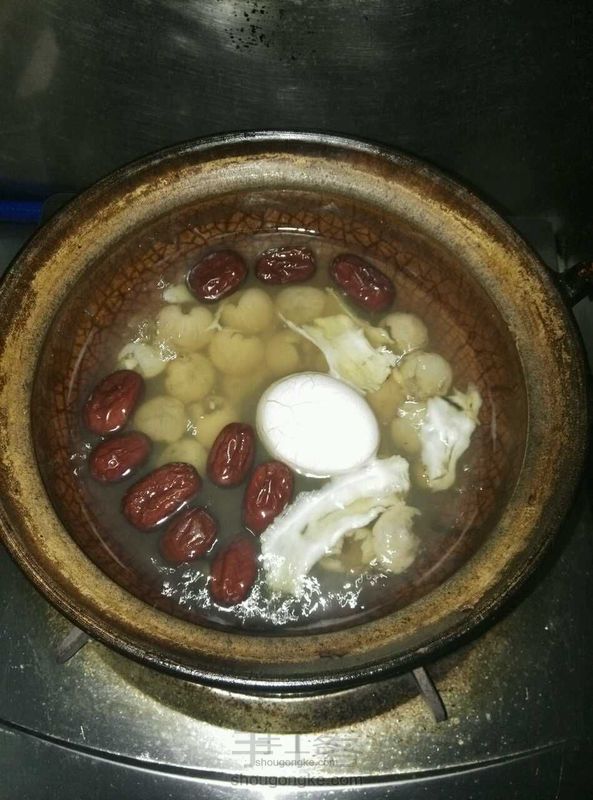 女子养身汤,当归桂圆红枣麦冬煮蛋