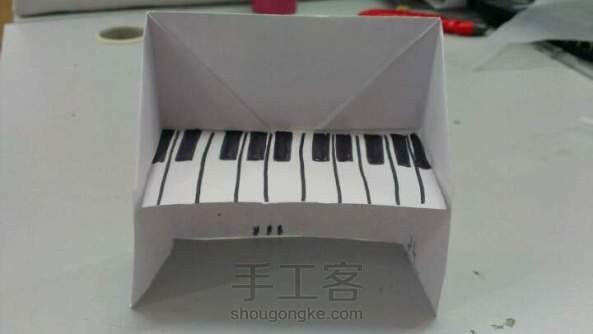 纸折 ♥立式钢琴♥教程