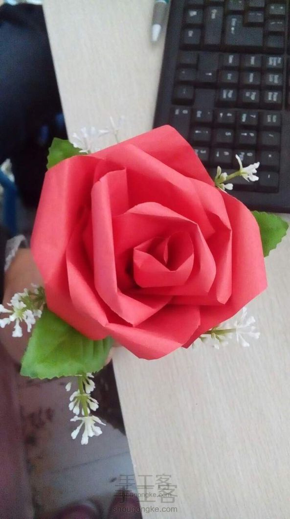 《原创》唯美简单玫瑰花教程。