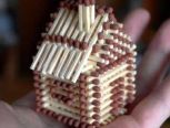 火柴房子模型