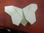 蝴蝶书签 折纸教程