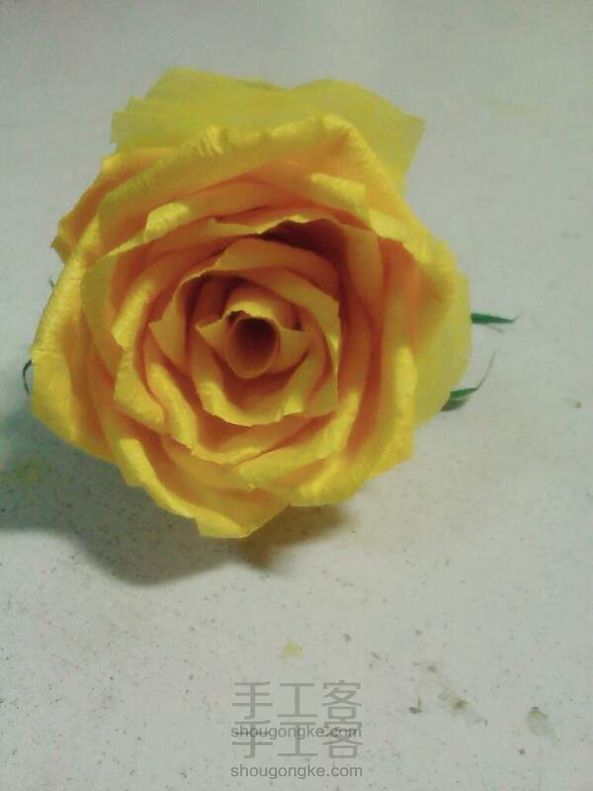 花世界——代表友谊的黄玫瑰制作教程
