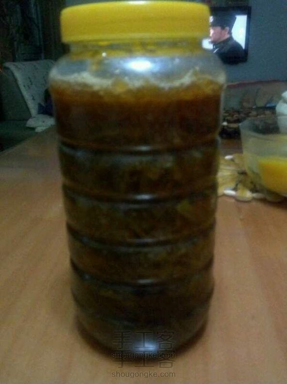 排毒养颜 自己做的蜂蜜柚子茶