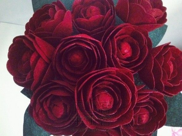 【材料包/成品】布艺花朵 小王子的玫瑰