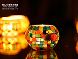 迷你马赛克烛台