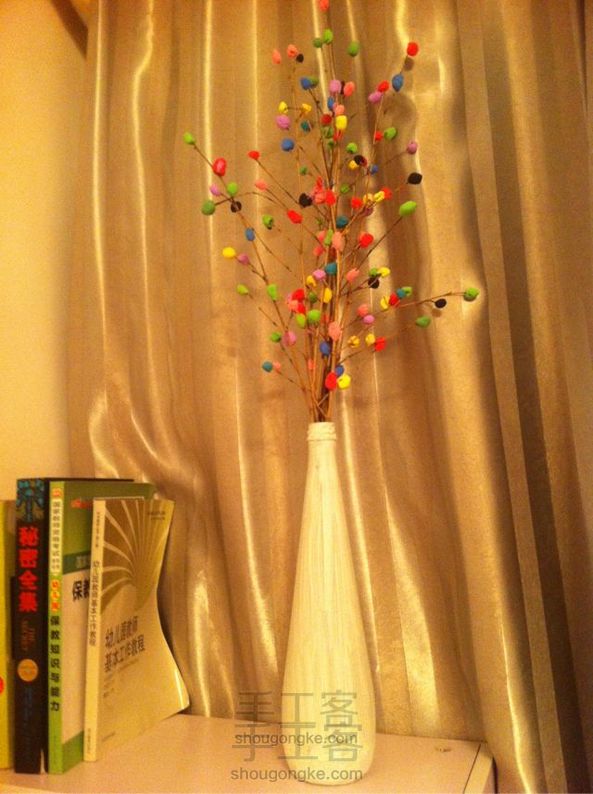 缤纷的树枝 轻粘土教程