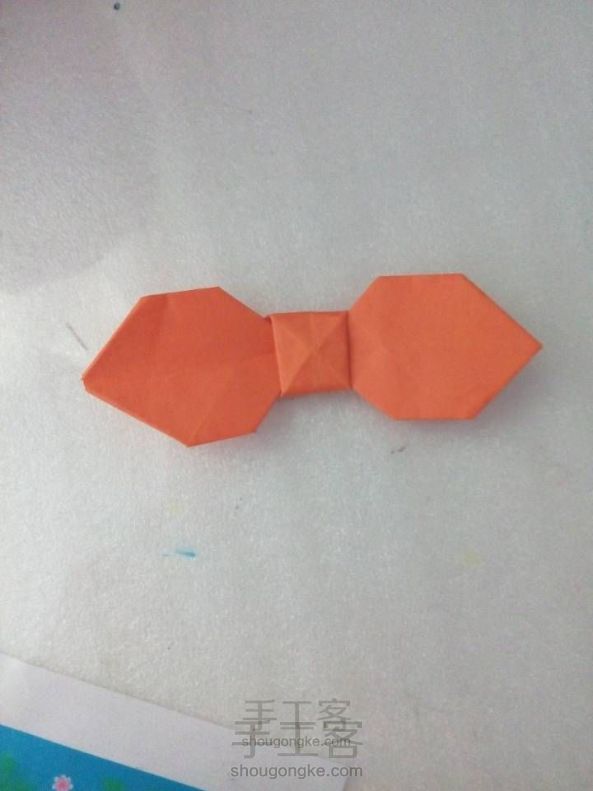 蝴蝶结折纸教程
