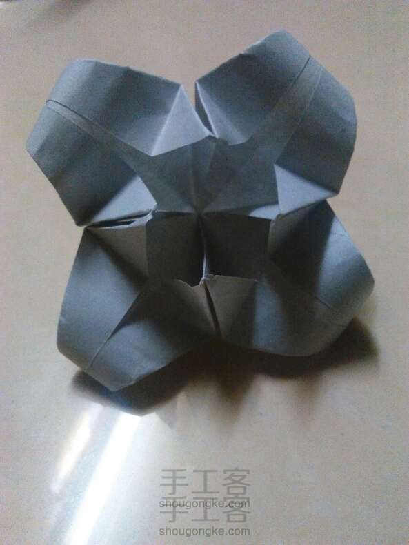 手工折纸教程,百合花