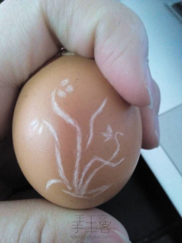 蛋壳雕花简易制作教程