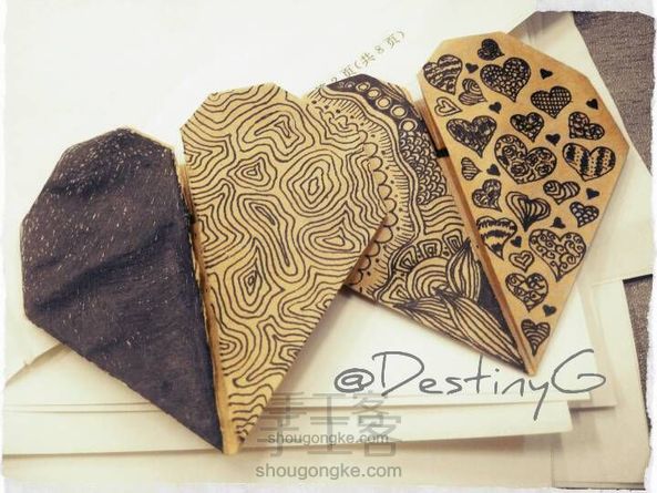 表白利器|心心相印 一张纸折两颗心❤是一个书签一封信一个故事