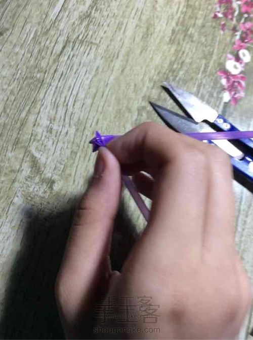 夜光星星制作教程--塑料管 第10步