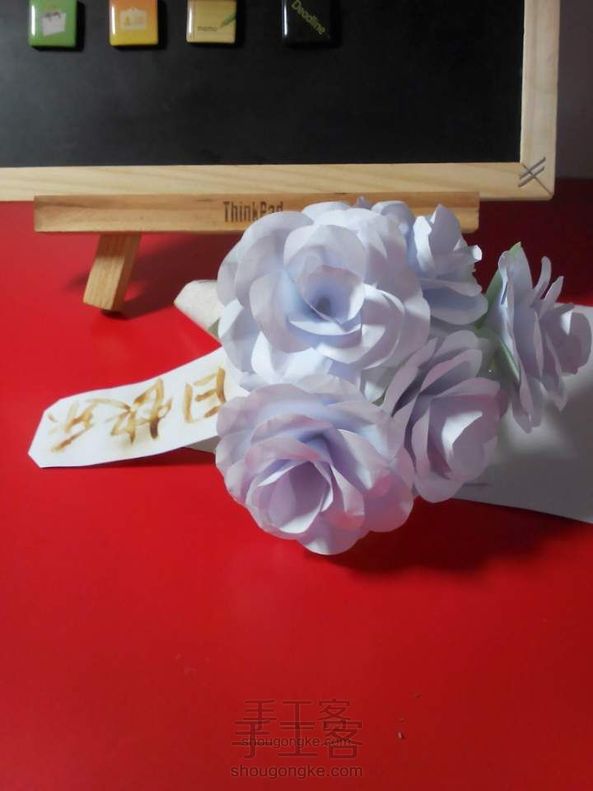 素色花束 花+标签+包装 全套教程